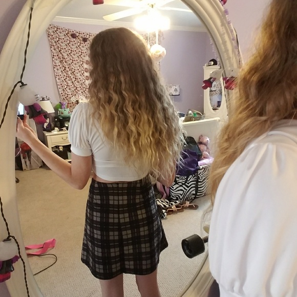 Plad Princess Vera Wang Skirt - Picture 6 of 6